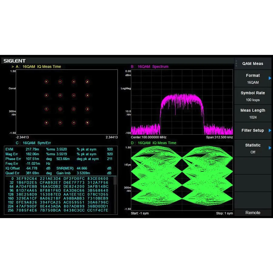 Siglent SSA5000-IQA IQ-gegevensacquisitiesoftware