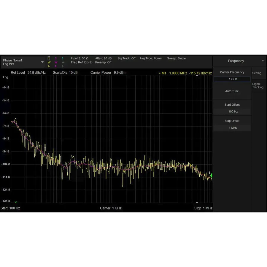 Siglent SSA5000-PN Fase-ruismeetsoftware