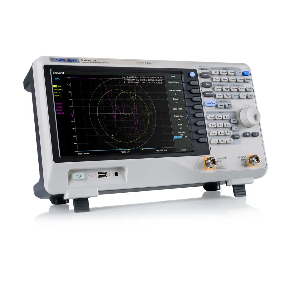 Siglent SVA1075X Spectrum- en vectornetwerkanalysator