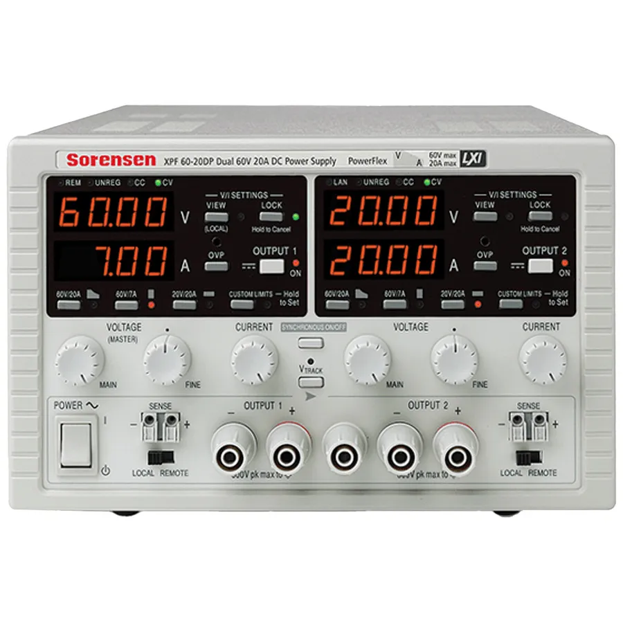 Sorensen XPF60-10D Dual-output voeding