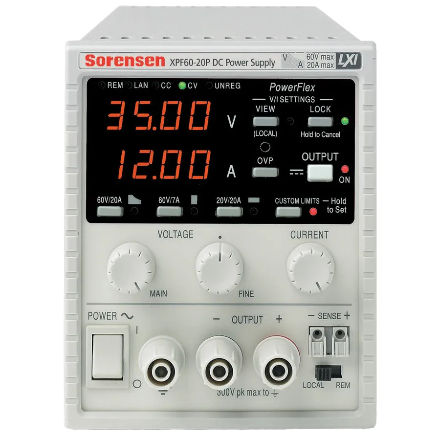 Sorensen XPF60-20S DC voeding
