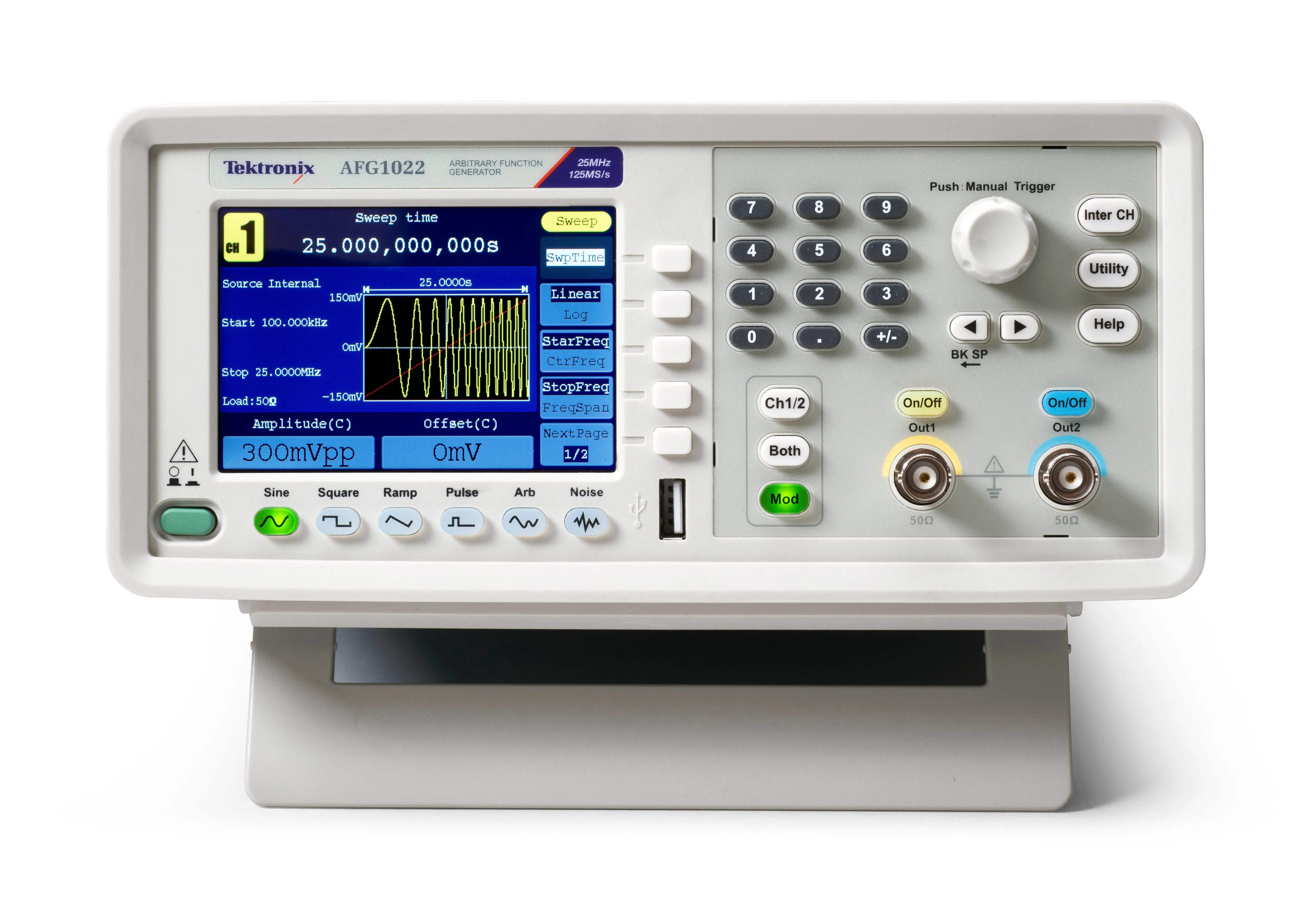 Tektronix AFG1022 Willekeurige Functiegenerator