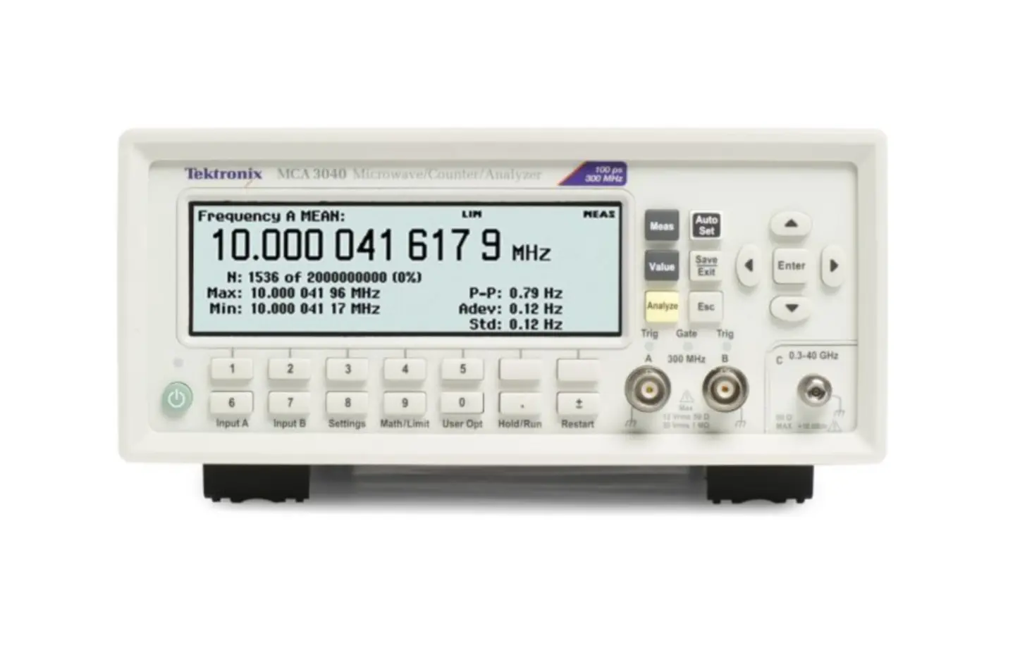 Tektronix MCA3027 Microgolf-frequentieanalysator