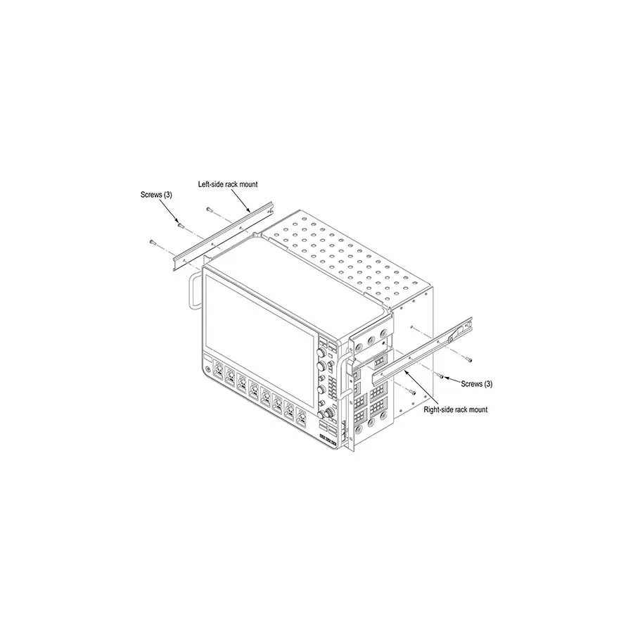 Tektronix RM5 Rackmount Kit voor 5 en 6 Series Mixed Signal Oscilloscoop