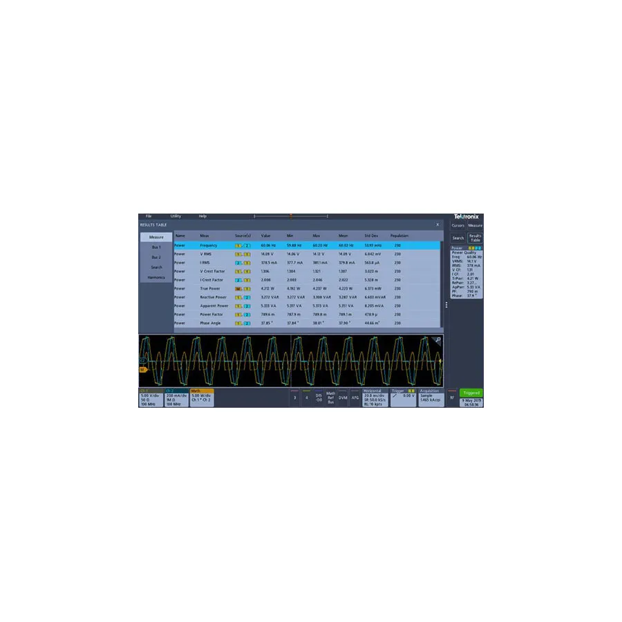 Tektronix SUP3/PWR Vermogensmetering en Analyselicentie