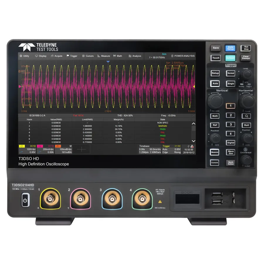 Teledyne LeCroy T3DSO2104HD Digitale Oscilloscoop