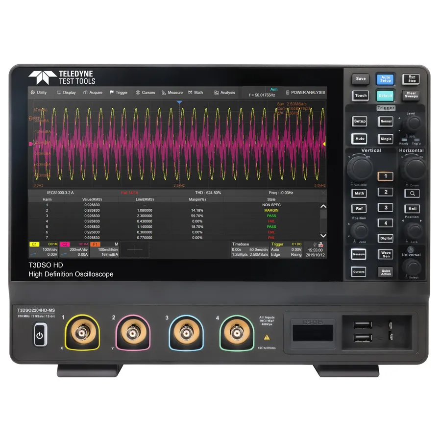 Teledyne LeCroy T3DSO2204HD-MS MSO Oscilloscoop