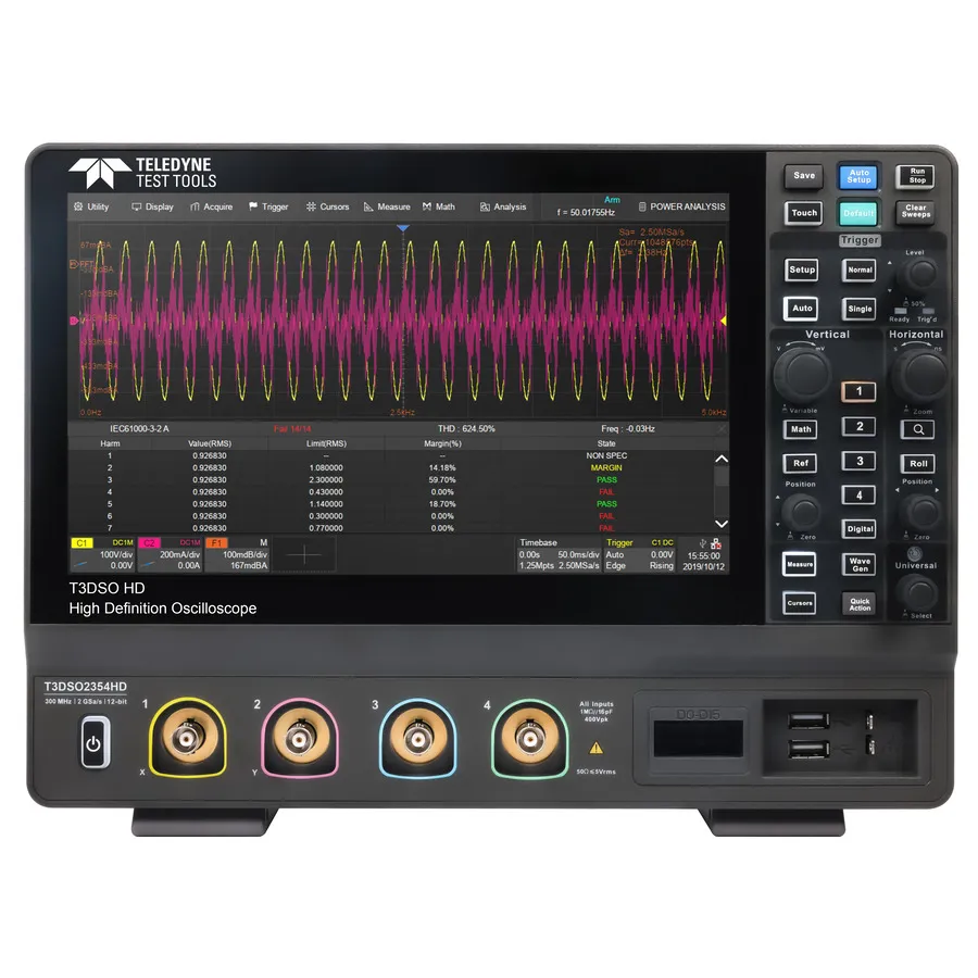Teledyne LeCroy T3DSO2354HD Digitale Oscilloscoop