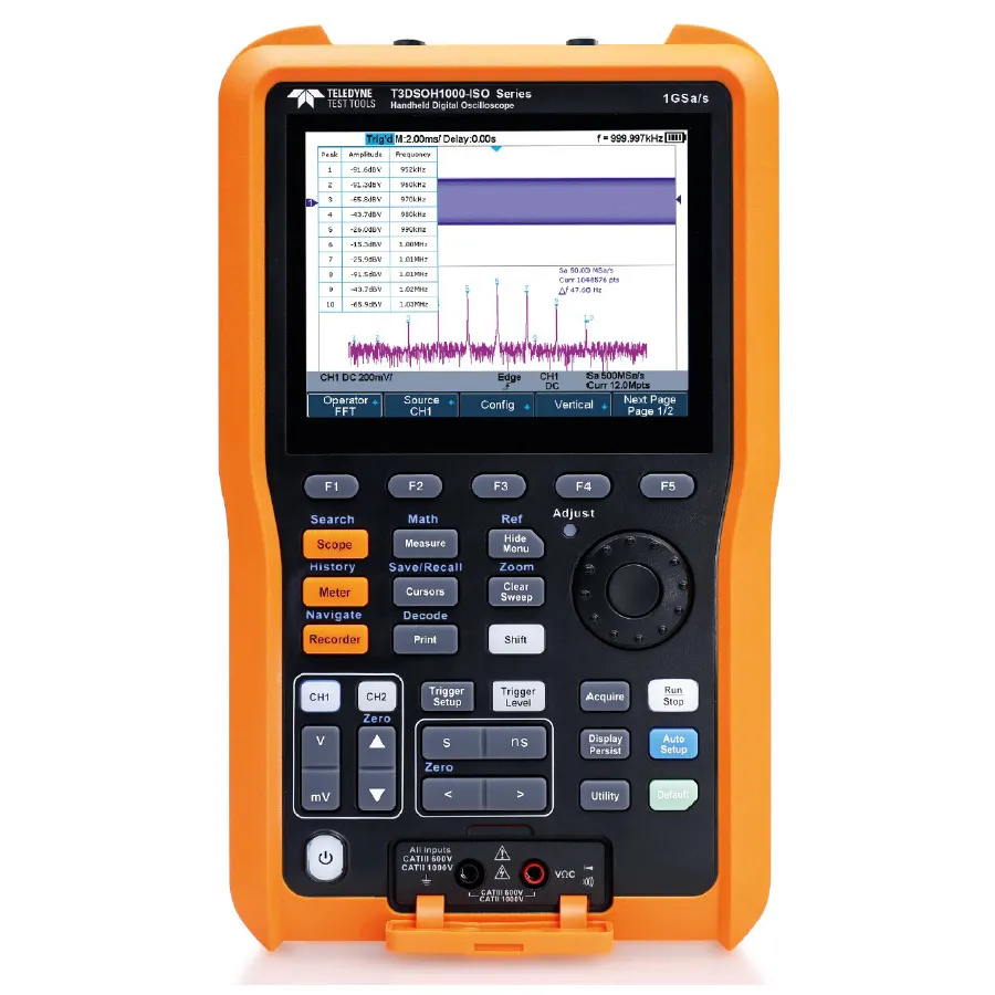 Teledyne LeCroy T3DSOH1202-ISO Handheld Oscilloscoop