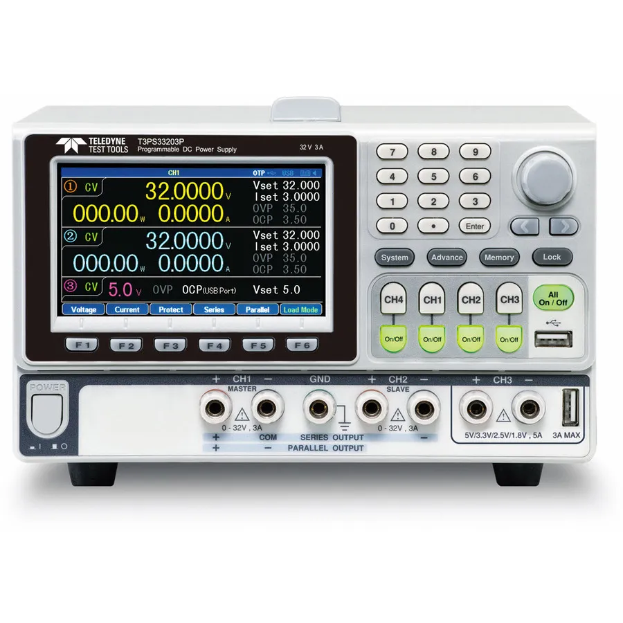 Teledyne LeCroy T3PS33203P Triple-output DC voedingsbron