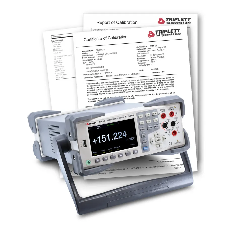Triplett MM750B-NIST digitale multimeter