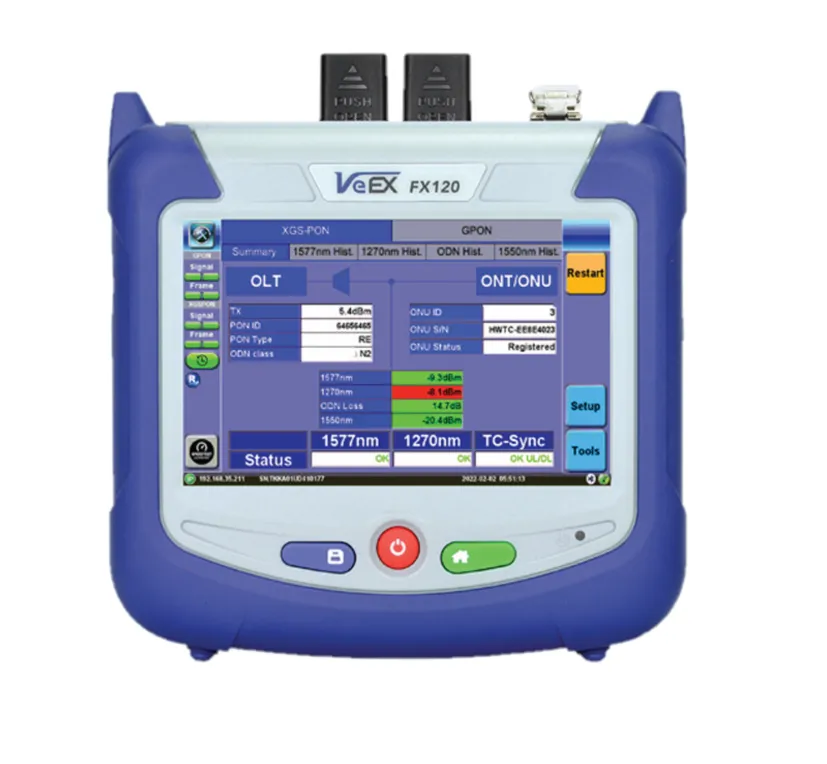 VeEX FX120 geavanceerde PON-analyzer