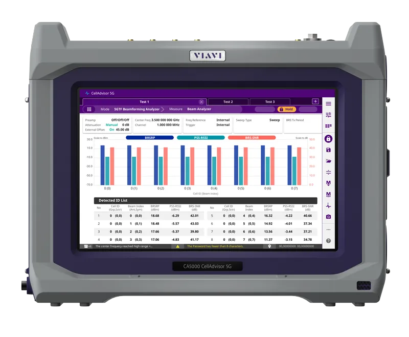 Viavi CA5000VB2 CellAdvisor 5G-bundel