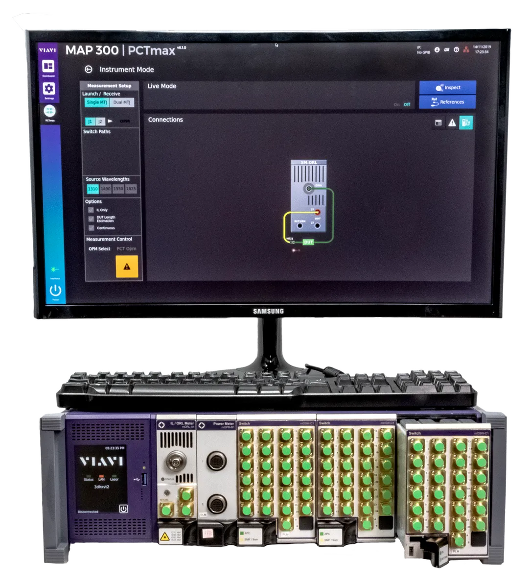 Viavi MORL-A13456 Single Mode IL/RL Testmeter