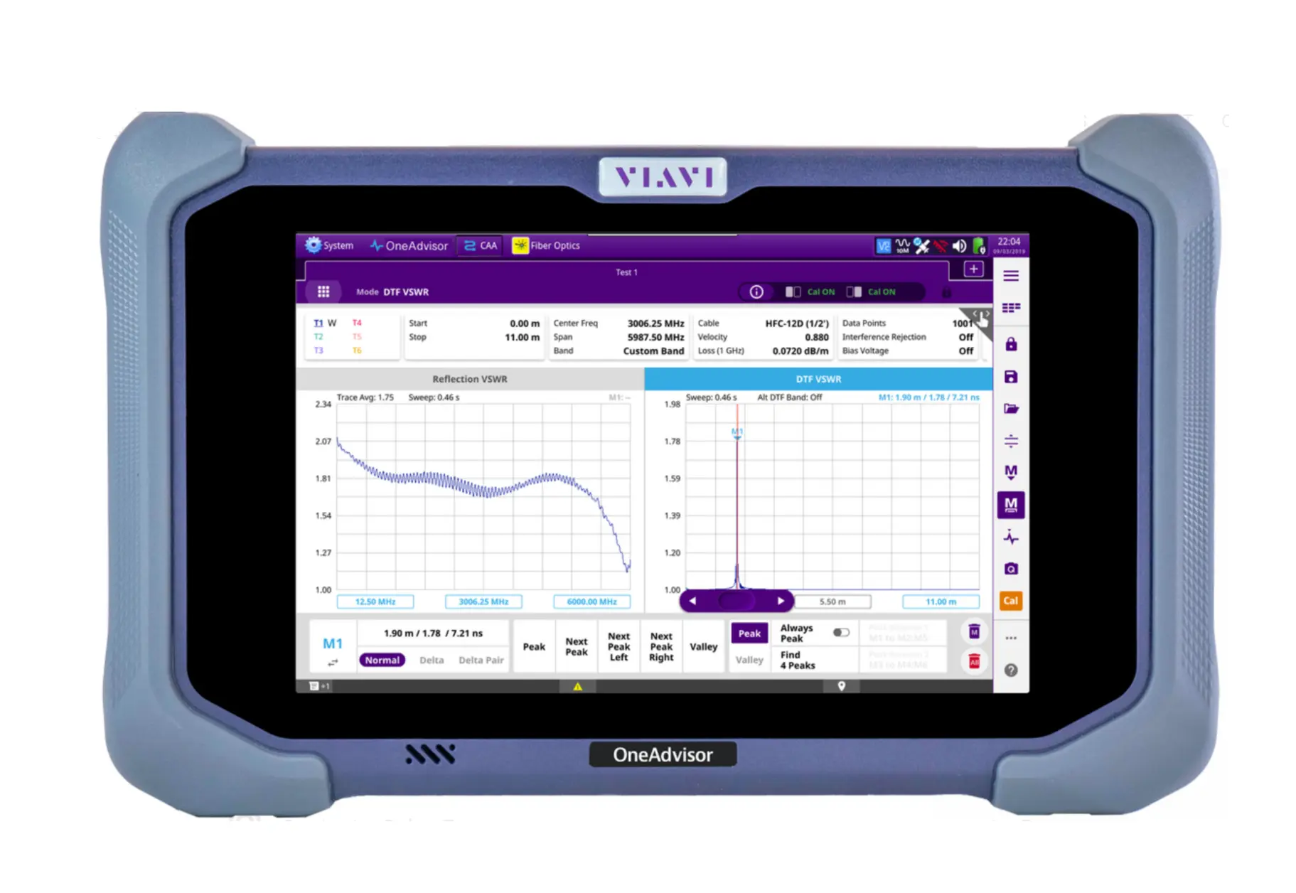 Viavi OneAdvisor-800 Kabel- en Antenne-analysator