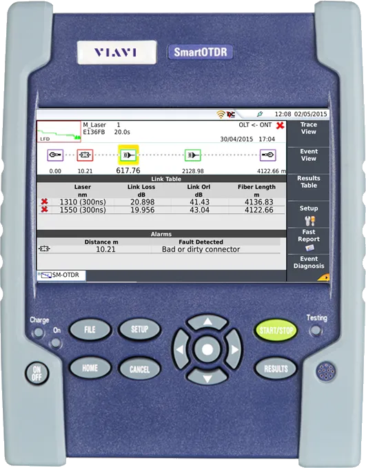 Viavi SMARTOTDR126A-P1A handbediende vezeltester